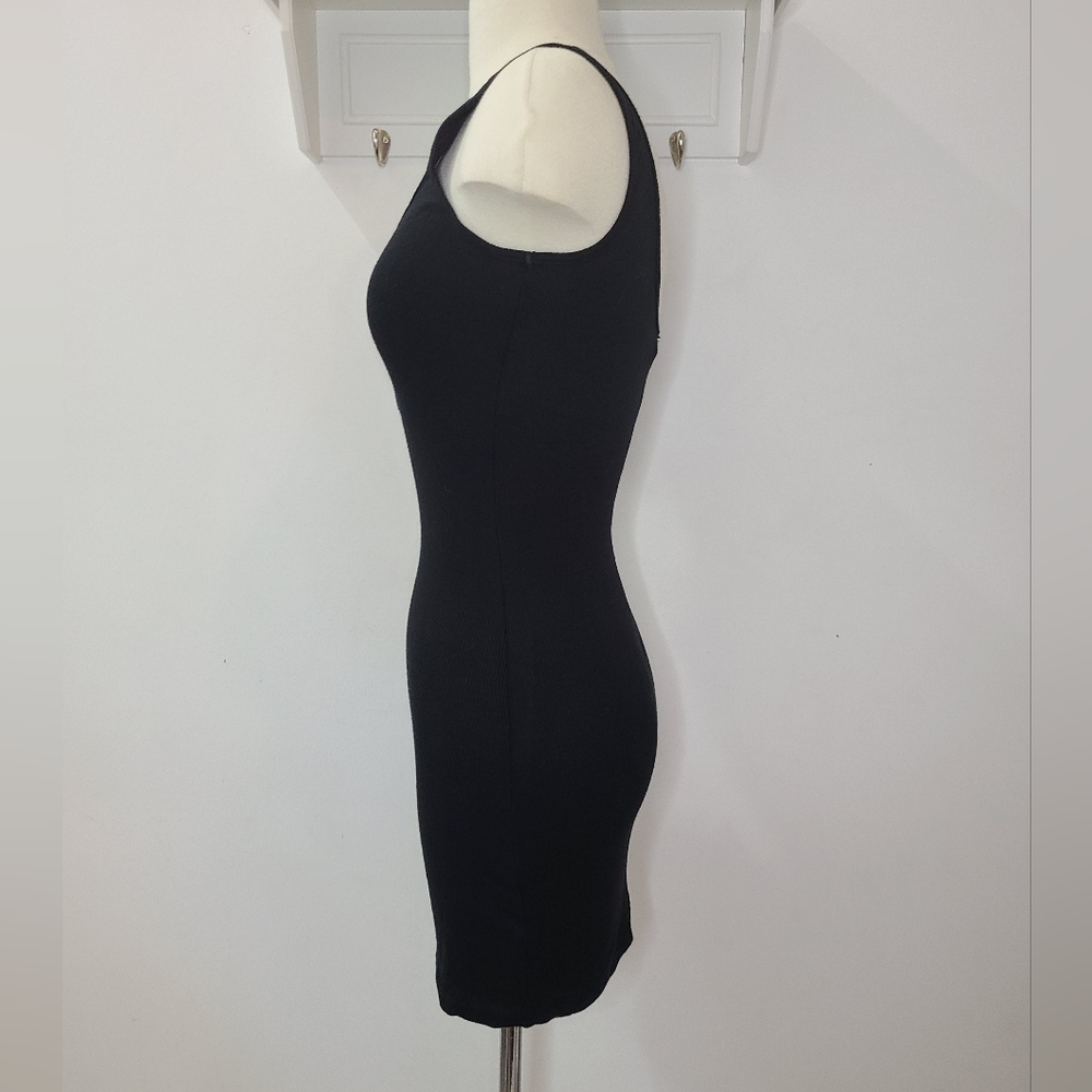 Beach Bunny Black Ribbed KYLIE Bodycon Tank Dress XS-S - Picture 4 of 11